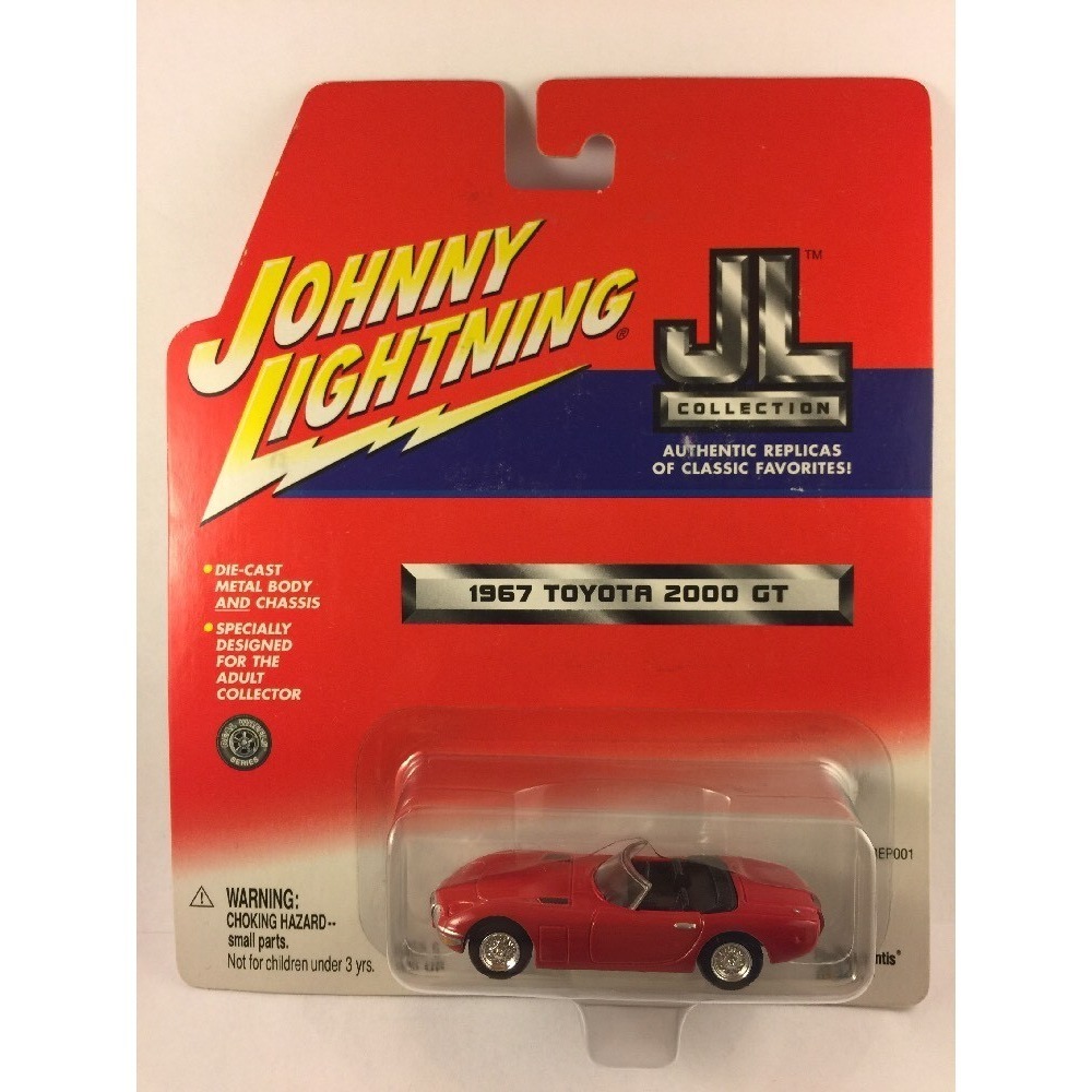 Johnny Lightning JL Collection '67 1967 Toyota 2000 GT Red Die-cast 1/64 Scale